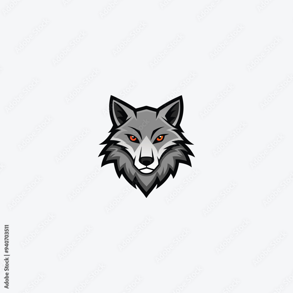 wolf head vector wolf head vector