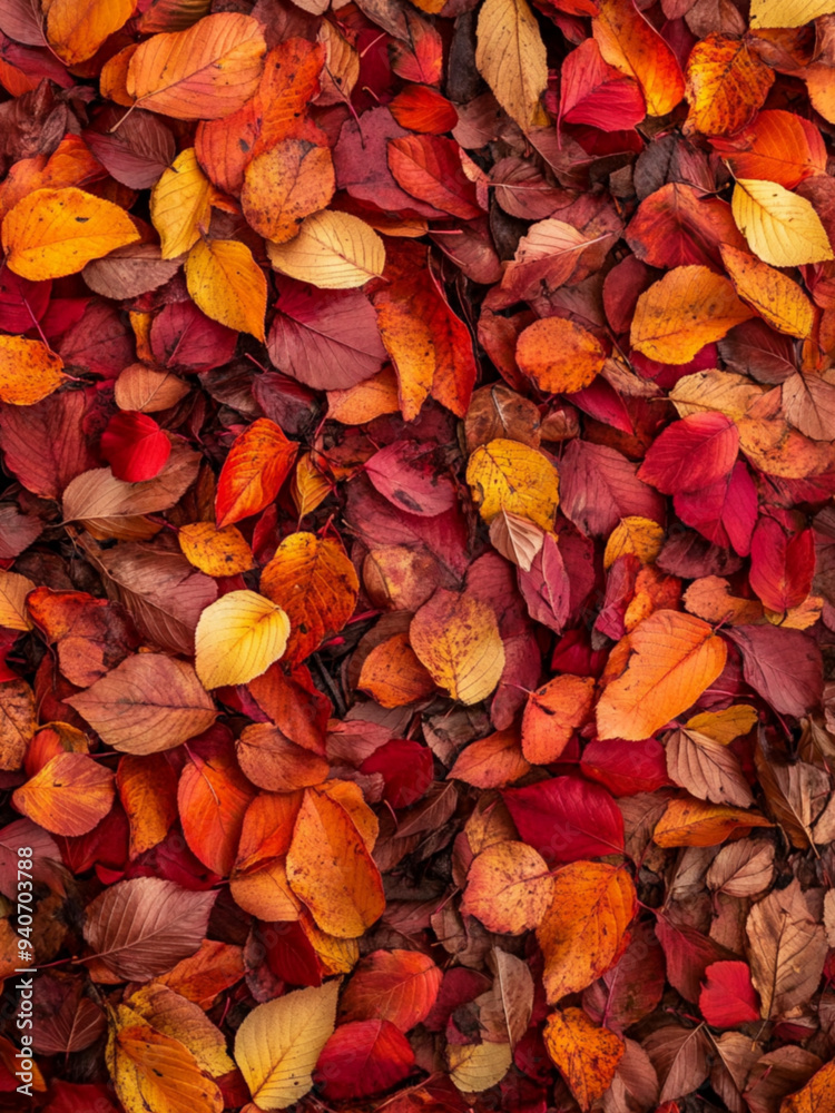 Autumn leaves on ground, cover all image, red orange and yellow leaves Autumn leaves on ground, cover all image, red orange and yellow leaves