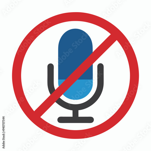 Printno voice microphone icon photo