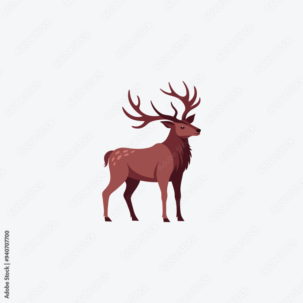 elk deer vector elk deer vector