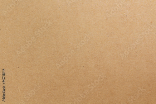 Cardboard sheet texture background, pattern of brown kraft paper with vintage style.