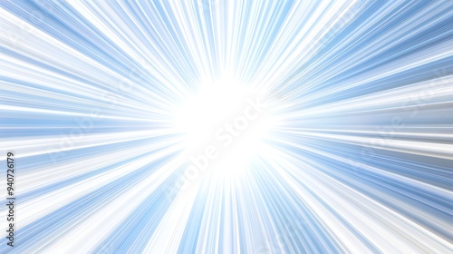 Starburst Effect: A radiant starburst effect with light beams shooting outward, perfectly centered on a white background. 