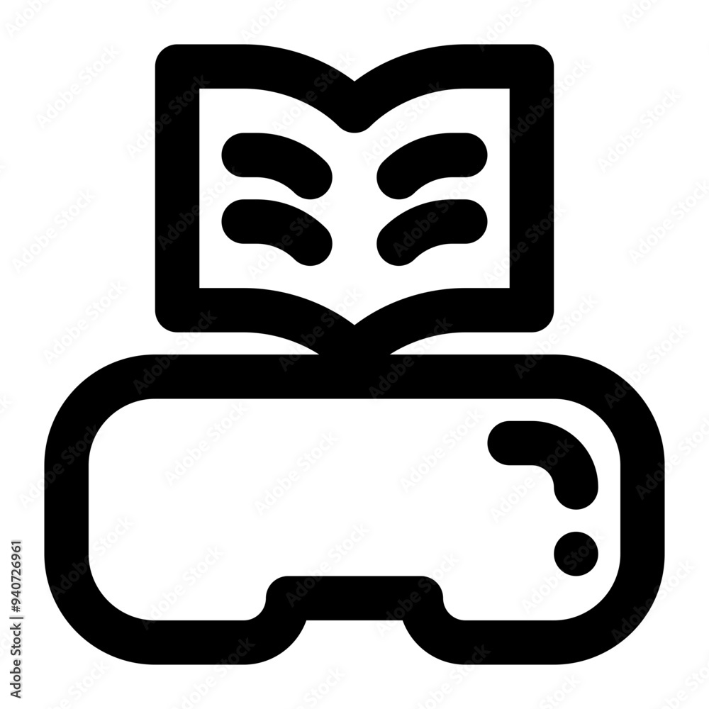 virtual reality, book, education, learning, reading, vr education, vr learning, vr reading, vr book outline icon virtual reality, book, education, learning, reading, vr education, vr learning, vr reading, vr book outline icon