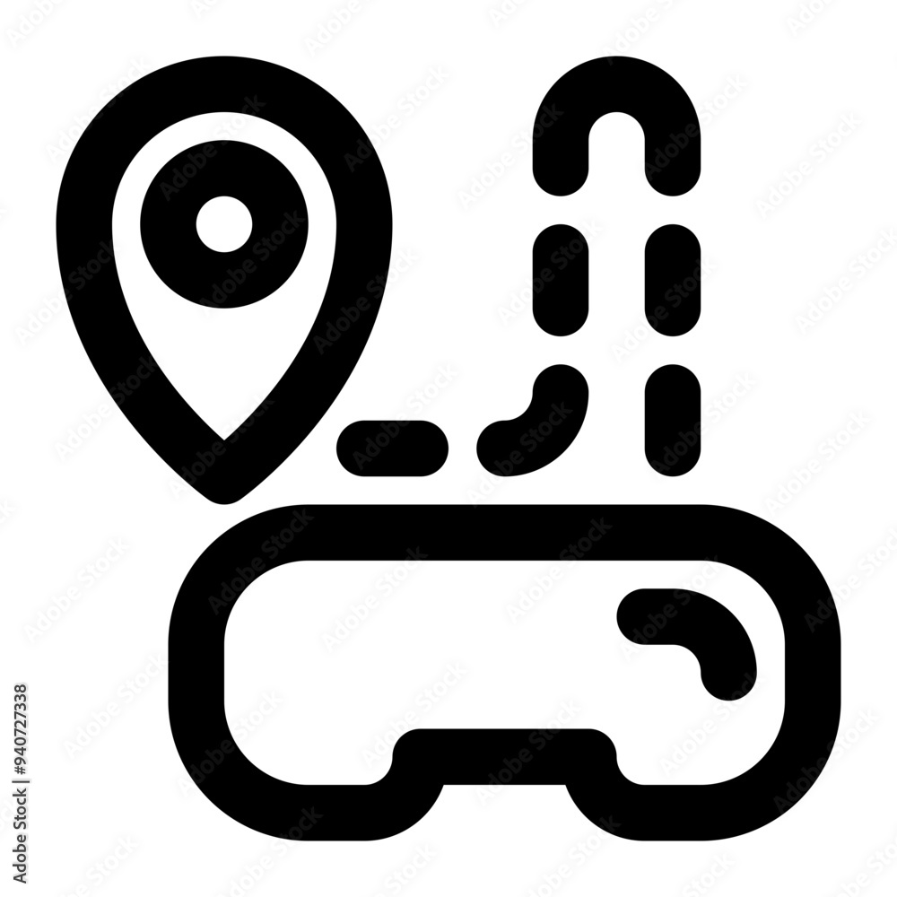 vr navigation, virtual reality, navigation, direction, routing, vr glasses, glasses outline icon vr navigation, virtual reality, navigation, direction, routing, vr glasses, glasses outline icon