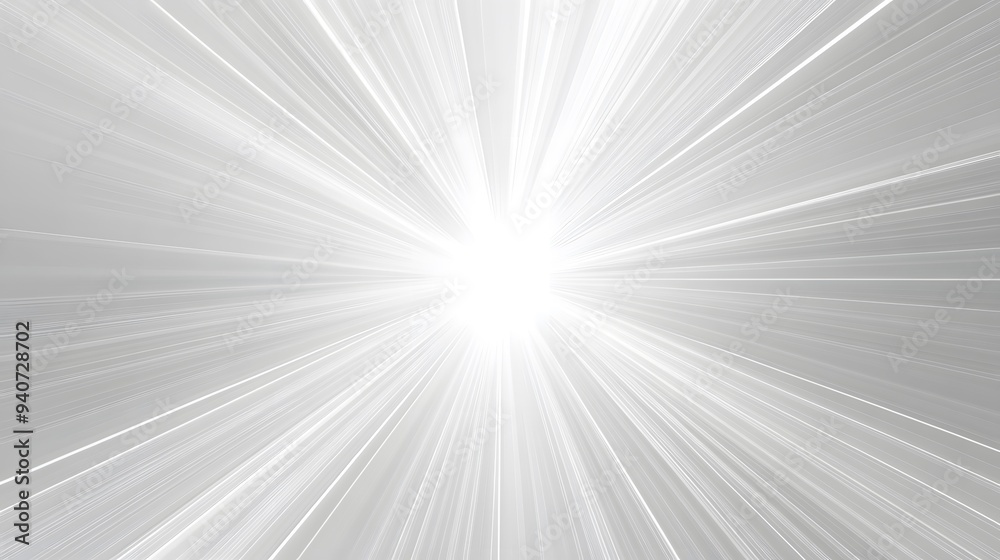 Starburst Effect: A radiant starburst effect with light beams shooting outward, perfectly centered on a white background.
