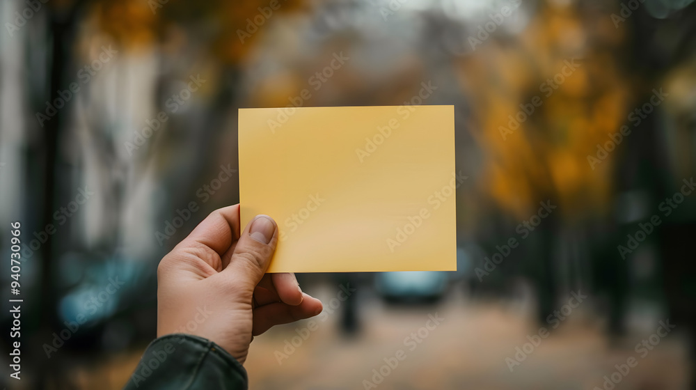 holding empty sticky notes holding empty sticky notes
