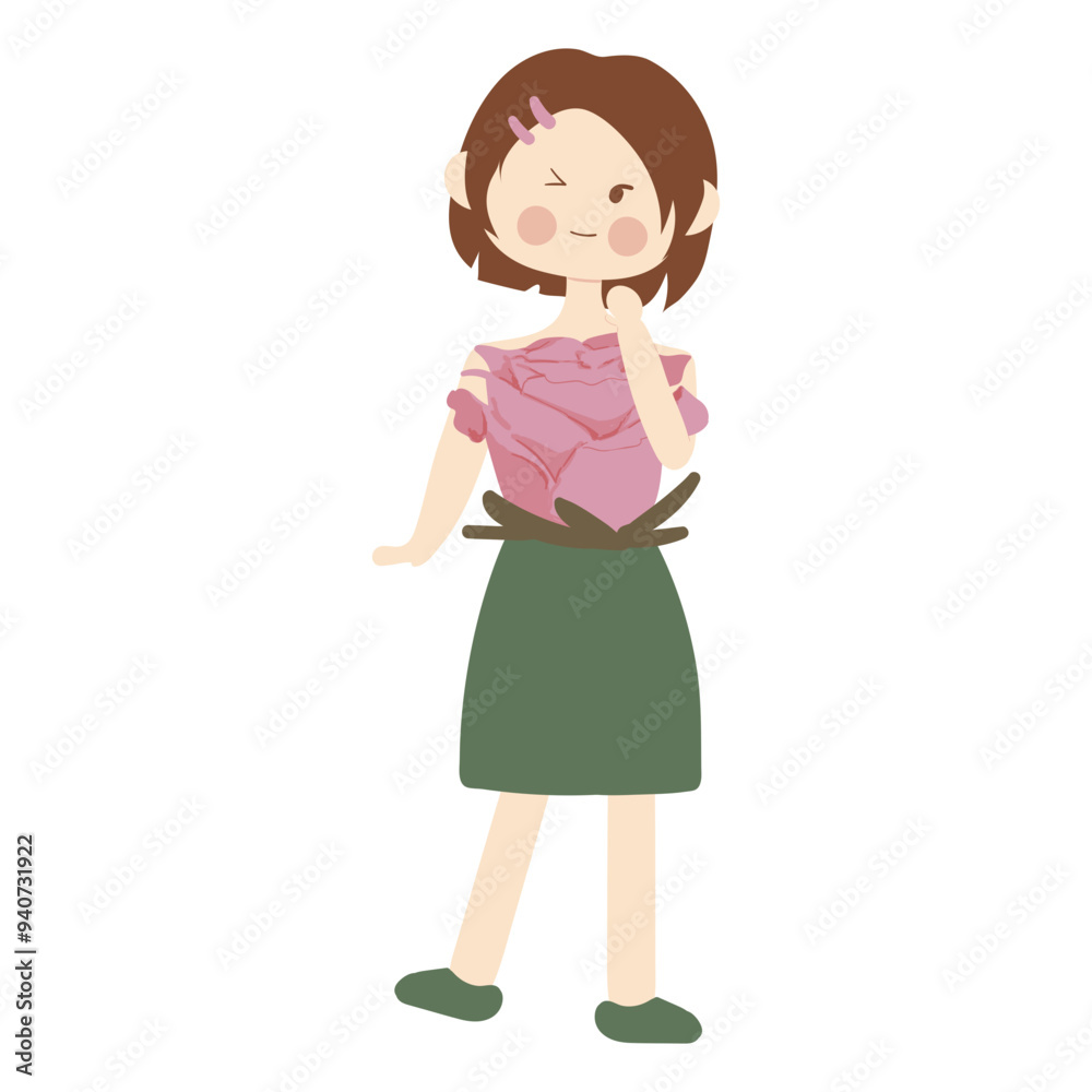 Girl With Flowers Costume Character Girl With Flowers Costume Character