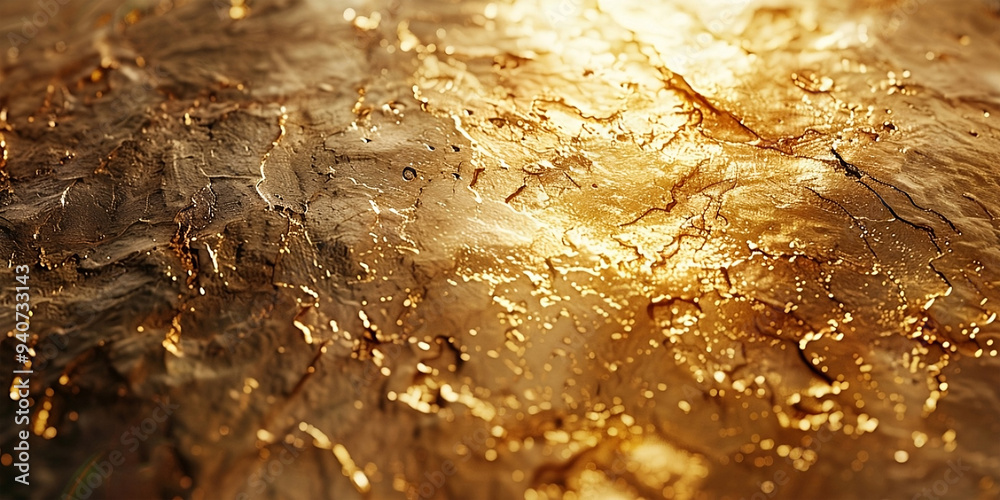 Pure gold background. Gold shiny wall abstract background texture, Beautiful Luxury and Elegant precious golden stones.