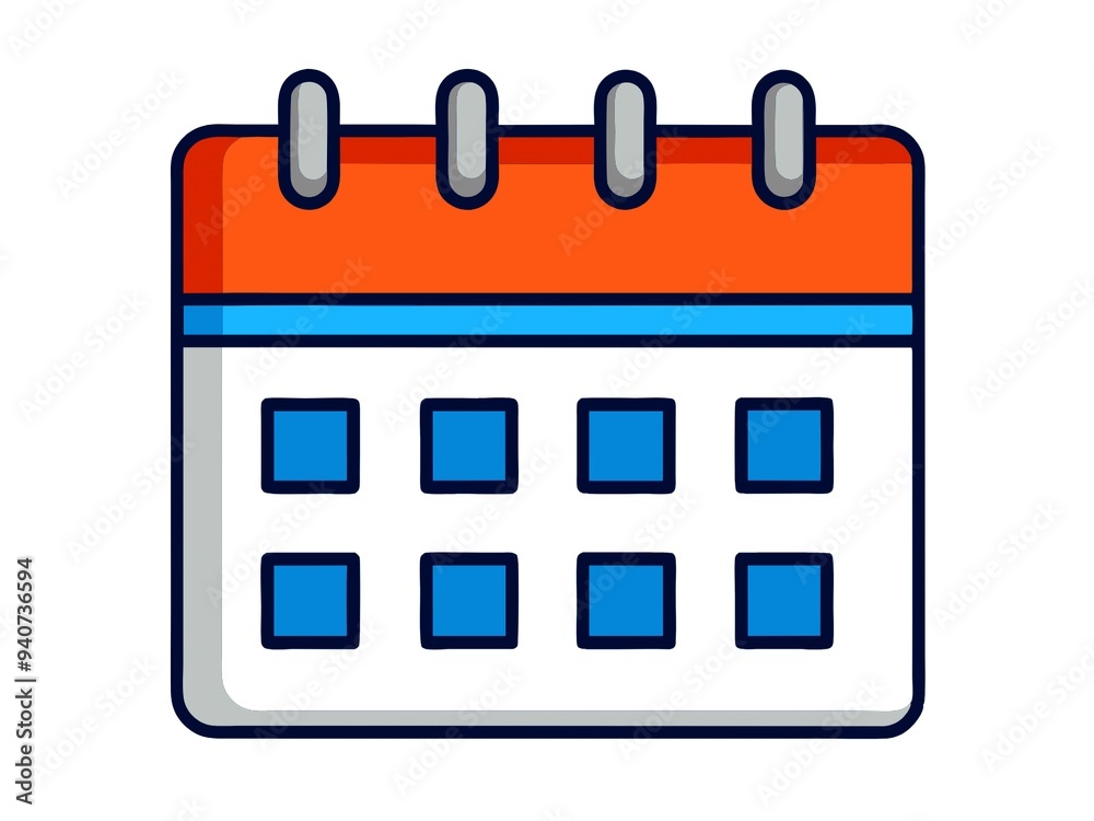 Calendar Line Icon. Editable Stroke. Pixel Perfect. For Mobile and Web.