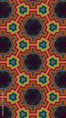 vertical colourful background patterns in 4k