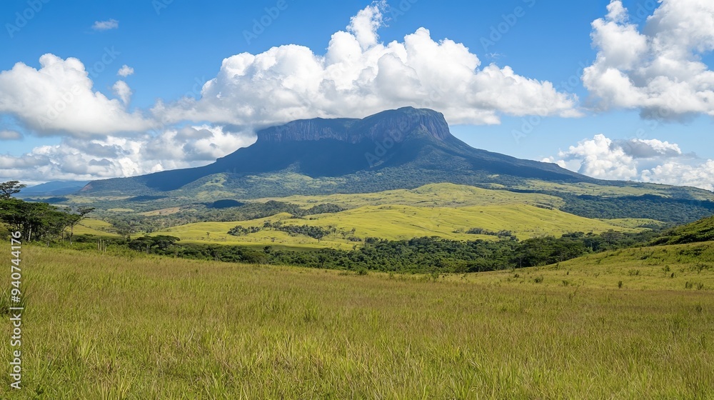 Fototapeta premium La Gran Sabana is a national park renowned for its unique species and breathtaking landscapes.