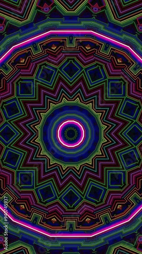 vertical colourful background patterns in 4k