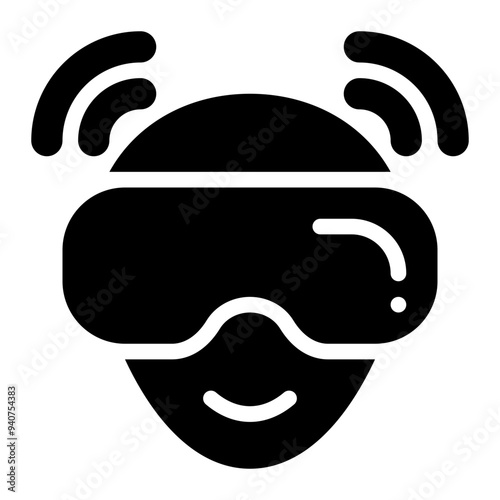 immersive, immersion, virtual reality, metaverse, glasses, vr, augmented reality, ar, virtual solid or glyph icon