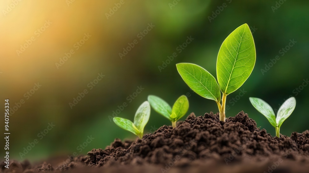 A close-up of young green plants emerging from rich soil, symbolizing growth, renewal, and the beauty of nature's resilience. A close-up of young green plants emerging from rich soil, symbolizing growth, renewal, and the beauty of nature's resilience.