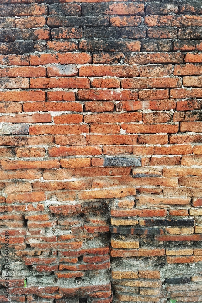 Texture of the brick walls     