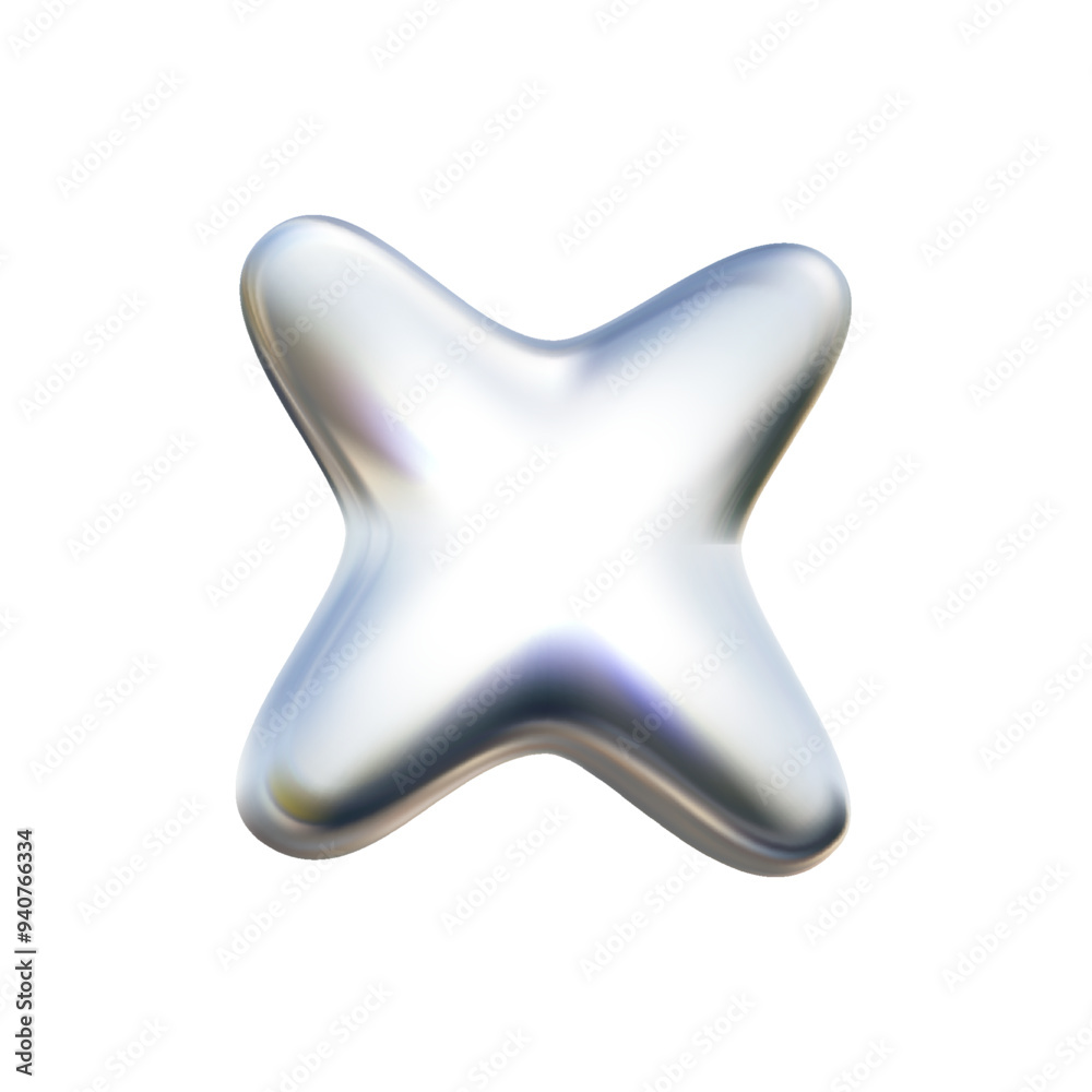 Vector illustration of Realistic 3D chrome metal star in Y2K aesthetic on transparent background. 3d render of star icon Vector illustration of Realistic 3D chrome metal star in Y2K aesthetic on transparent background. 3d render of star icon