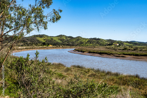 Walking from Troviscais to the River Mira, Vicentine Coast Natural Park Portugal, Rota Vicentina Coast. photo