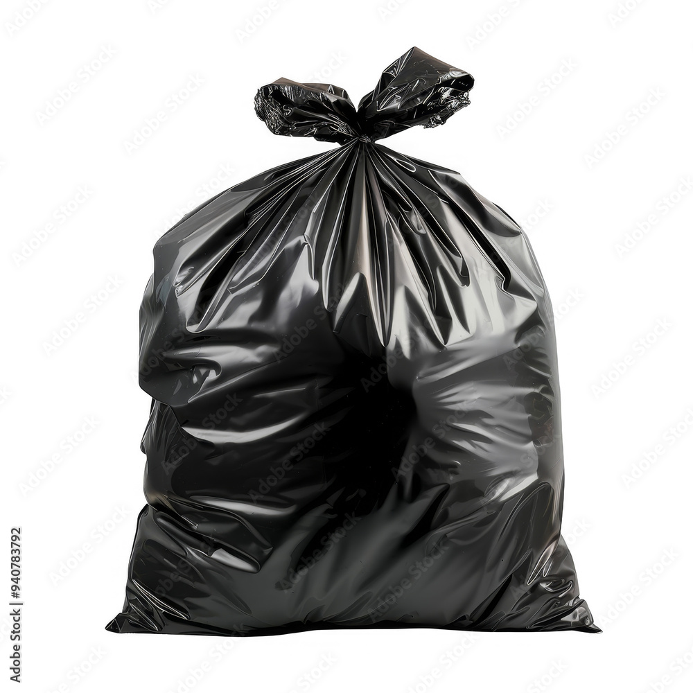 Trash Bag Isolated on a Transparent Background