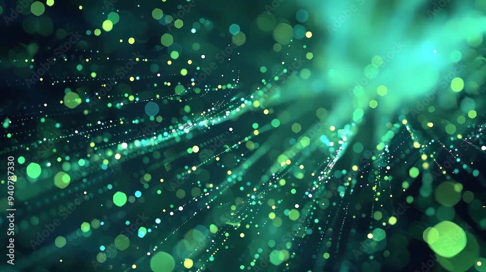 A digital technology speed connect blue green background, cyber nano information, abstract communication, innovation future tech data, Generative AI illustrations. A digital technology speed connect blue green background, cyber nano information, abstract communication, innovation future tech data, Generative AI illustrations.