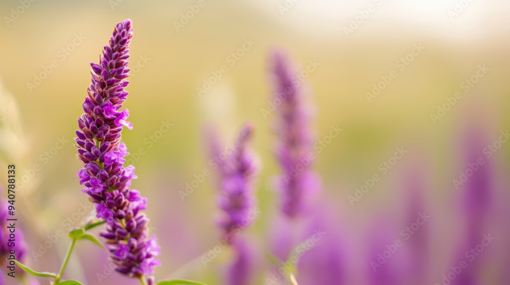 Fototapeta premium indistinct, purple-hued sky