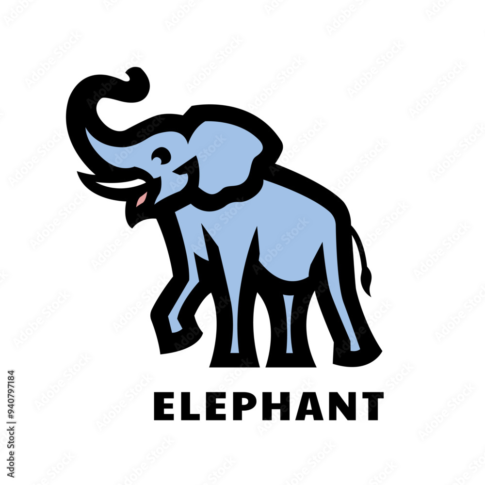 Obraz premium Elephant logo, symbol.
