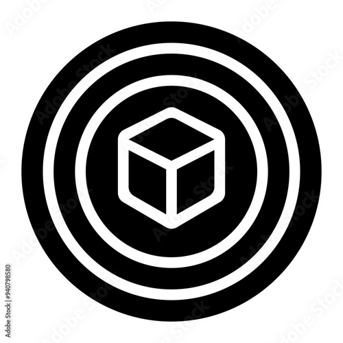 product goal, goals, specific product, targeting, product, product management solid or glyph icon