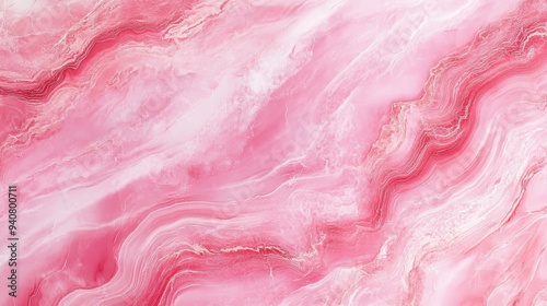 Elegant Pink Marble Texture with Swirling Patterns and Ethereal Beauty