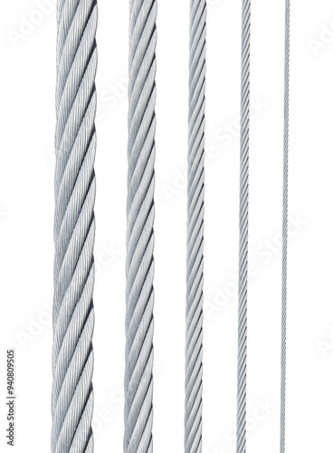 Konstfotografi Steel metal hawser set