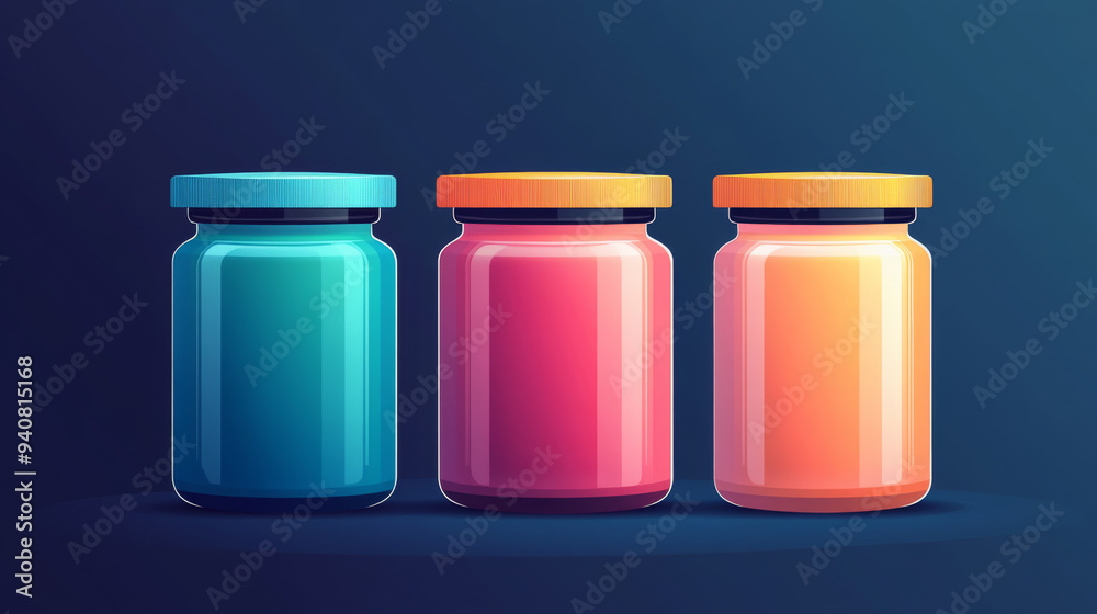 Isolated containers of sport vitamins and food supplements, including BCAA amino acids, whey protein concentrates, creatine monohydrate, and mass-building gainers. Features fast-absorbing amino fuel. Isolated containers of sport vitamins and food supplements, including BCAA amino acids, whey protein concentrates, creatine monohydrate, and mass-building gainers. Features fast-absorbing amino fuel.