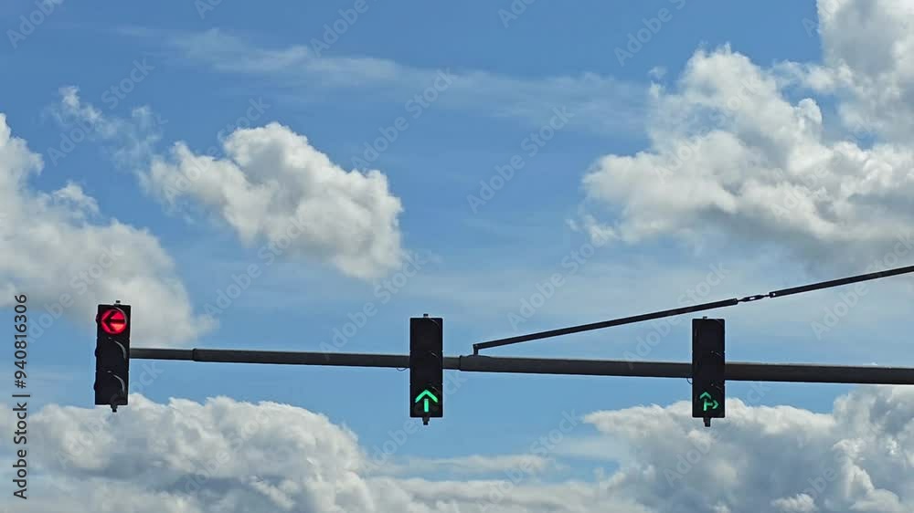 driving under traffic lights red yellow green driving under traffic lights red yellow green