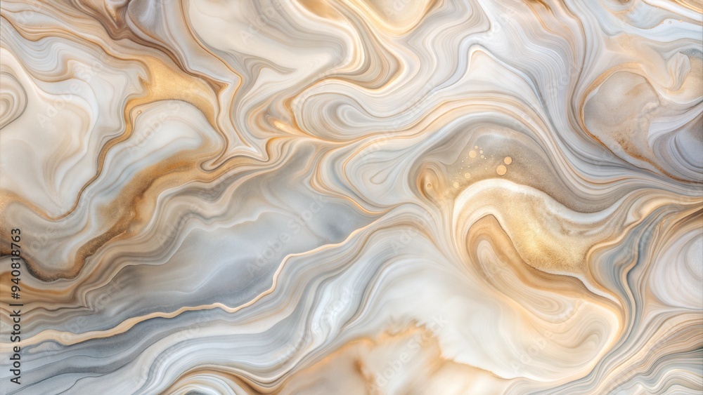 Abstract Marble Pattern with Soft Swirling Lines in Muted Gray, Beige, and Soft Gold Tones, Sophisticated and Understated Texture Abstract Marble Pattern with Soft Swirling Lines in Muted Gray, Beige, and Soft Gold Tones, Sophisticated and Understated Texture