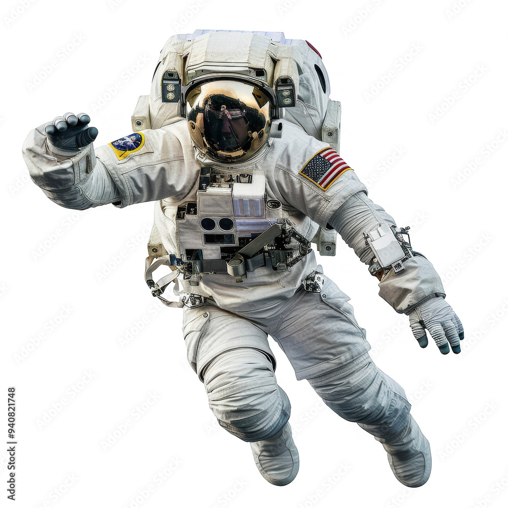Astronaut Isolated on a Transparent Background Astronaut Isolated on a Transparent Background