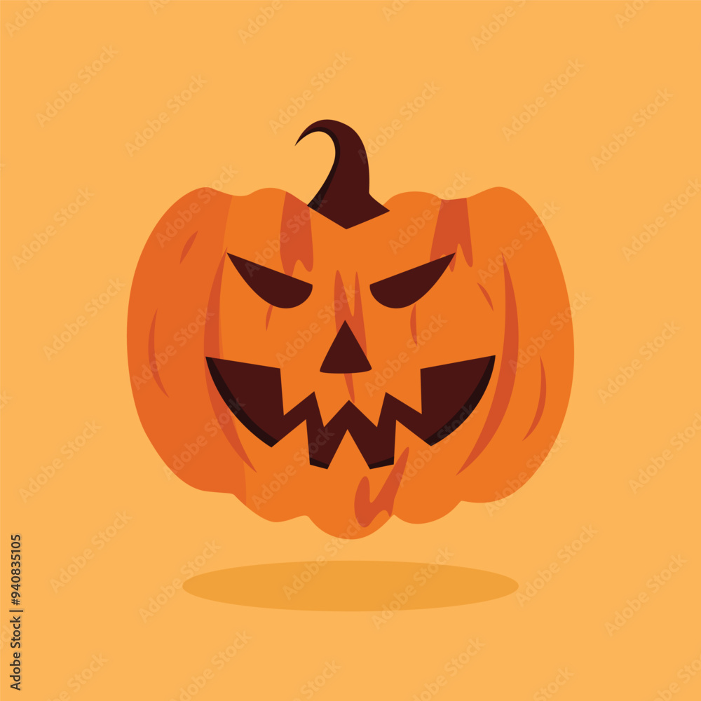 halloween pumpkin vector illustration halloween pumpkin vector illustration