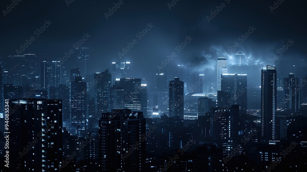 Abstract colorful circular bokeh with city background Abstract colorful circular bokeh with city background