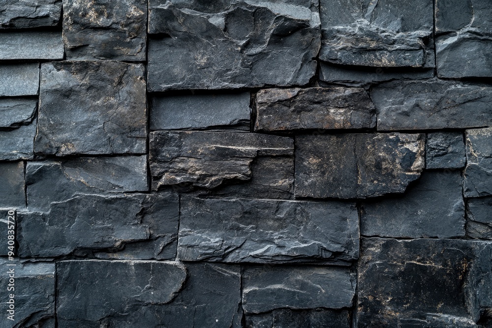 Empty old dark cement or stone wall texture backgrounds.Black stone background. Frontal view. Free copy space , ai Empty old dark cement or stone wall texture backgrounds.Black stone background. Frontal view. Free copy space , ai