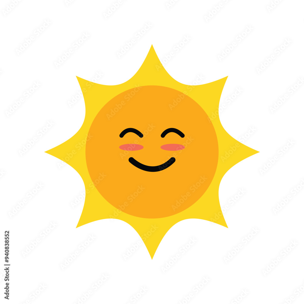 Sun icon vector. The Weather category. summer, sunlight. Sun icon vector. The Weather category. summer, sunlight.