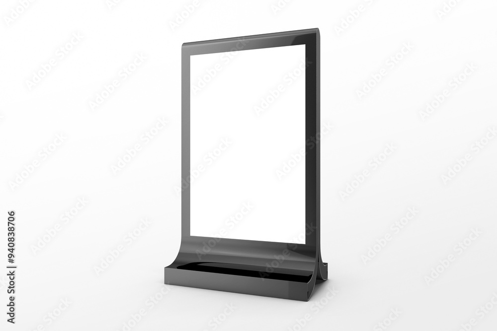 Black Glossy Billboard Mockup Black Glossy Billboard Mockup