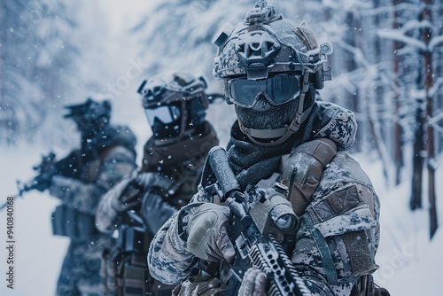 Special Forces Action: Cold Warfare in Arctic Mountains