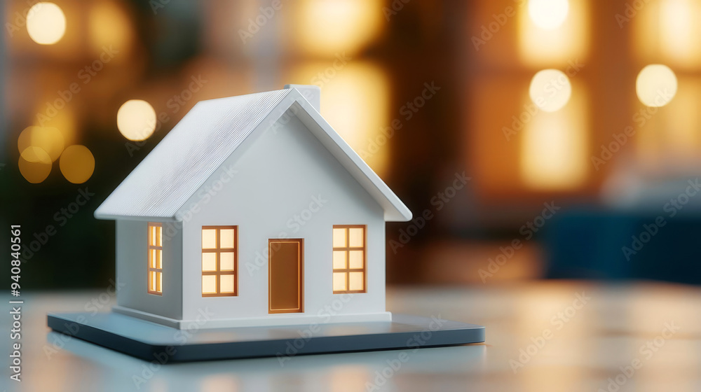 AI mortgage consultant, floating data holograms, sleek modern setting, real estate investment technology AI mortgage consultant, floating data holograms, sleek modern setting, real estate investment technology