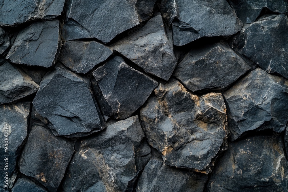 Empty old dark cement or stone wall texture backgrounds.Black stone background. Frontal view. Free copy space , ai Empty old dark cement or stone wall texture backgrounds.Black stone background. Frontal view. Free copy space , ai