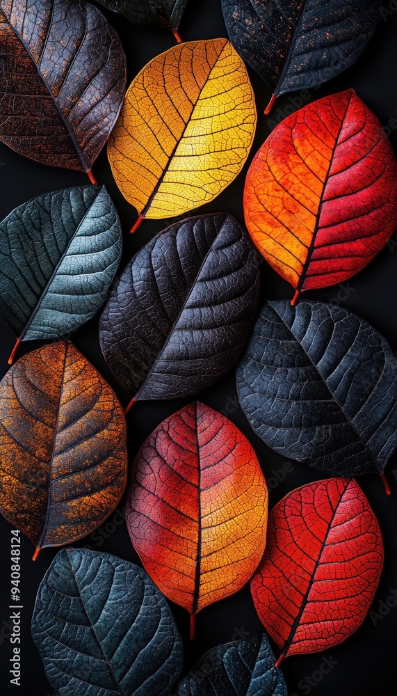 Fototapeta premium Colorful leaves