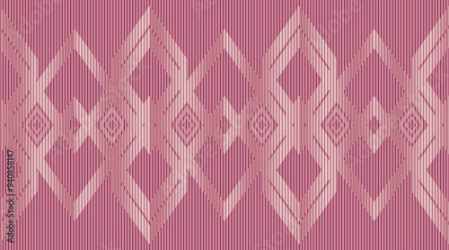Vector seamless imitation weaving pattern. Wallpaper. Seamless fabric pattern.