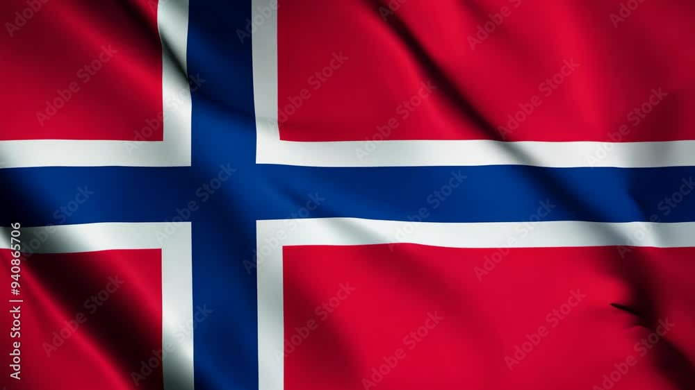 Norway flag background animation. National celebration and patriotism concept. Democratic elections. Norway flag background animation. National celebration and patriotism concept. Democratic elections.