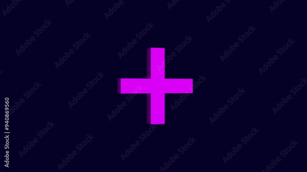 A 3D plus icon features a raised, three-dimensional A 3D plus icon features a raised, three-dimensional