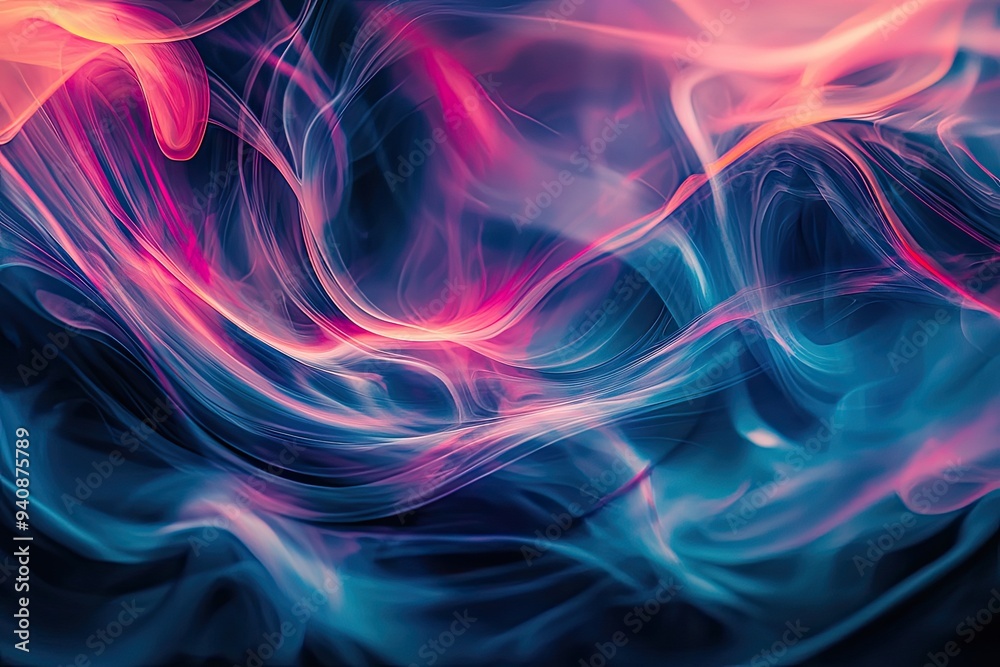A vibrant abstract background featuring fluid waves of pink and blue hues, creating a dynamic and captivating visual experience. A vibrant abstract background featuring fluid waves of pink and blue hues, creating a dynamic and captivating visual experience.