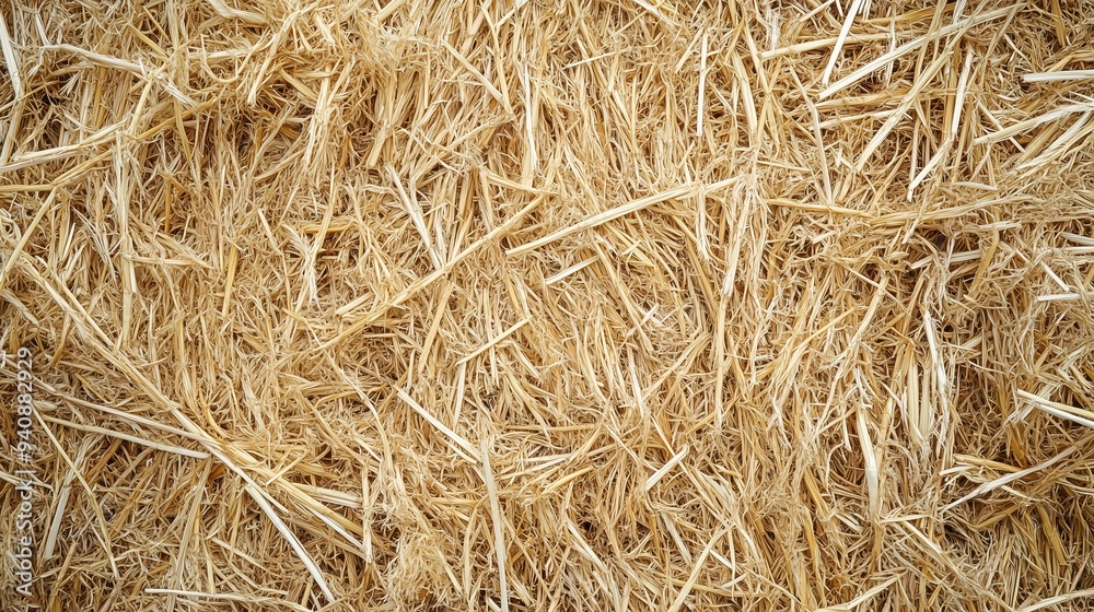 A detailed close-up of straw, showing the natural, fibrous texture and golden color of the material. A detailed close-up of straw, showing the natural, fibrous texture and golden color of the material.