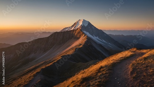 sunrise over the mountains