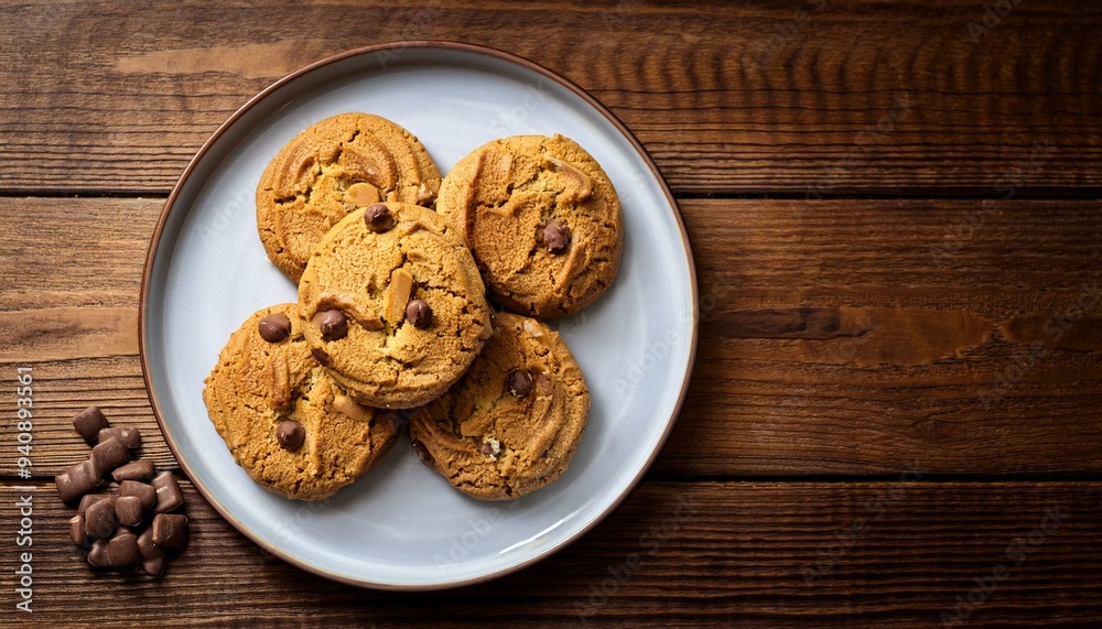 Peanut butter cookies space for text Peanut butter cookies space for text