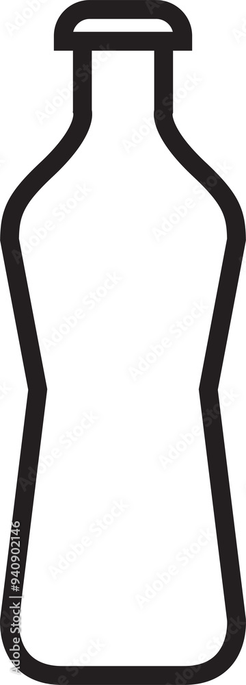 Bottle Packaging Line Icon Bottle Packaging Line Icon