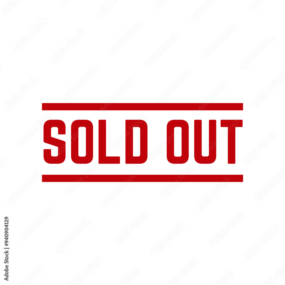 Sold stamp logo. Vector illustration for web design Sold stamp logo. Vector illustration for web design